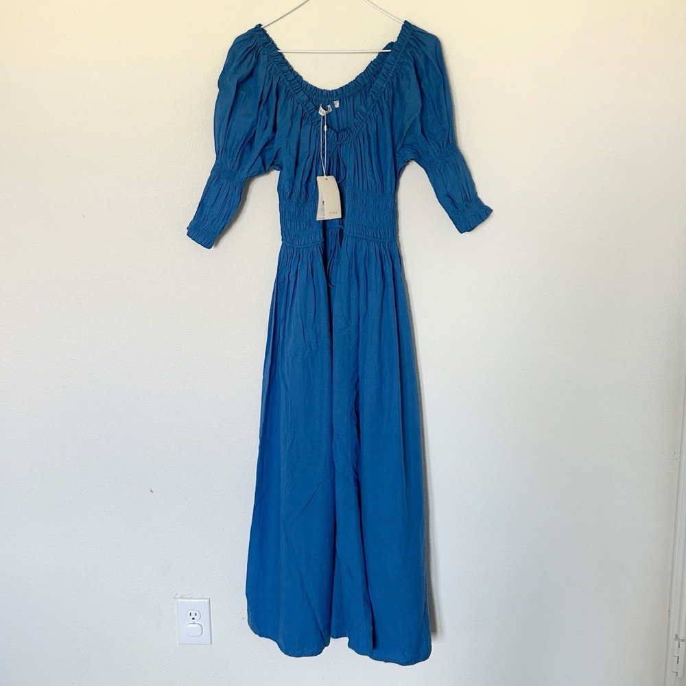 NWT Doen Ischia Dress Corfu Blue - Picture 5 of 12
